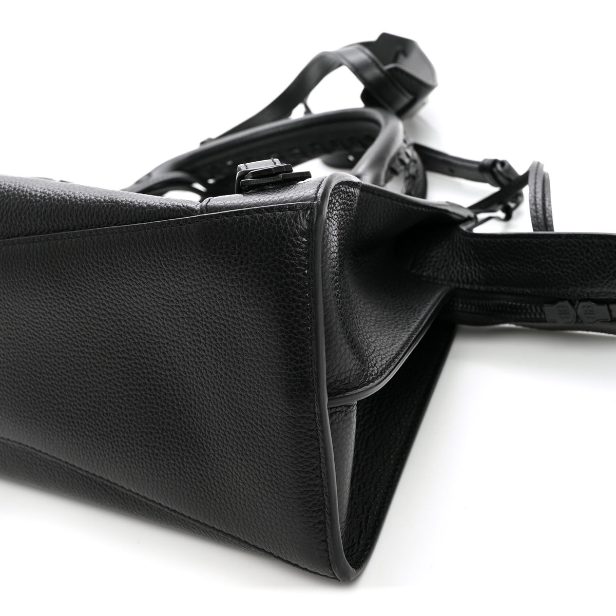 Grained Calfskin Neo Classic Black Hardware S City Black