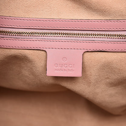 Gucci Guccissima Signature Linea A Foldover Tote Rose Baby Candy 7 of 12