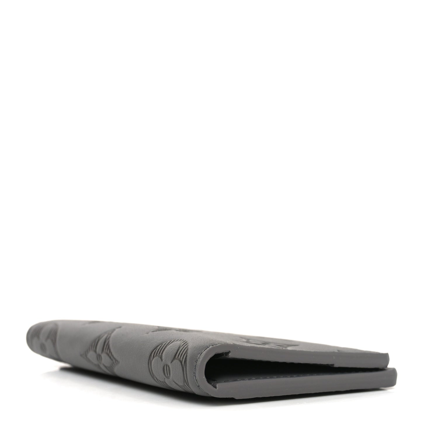 Calfskin Monogram Shadow Pocket Organizer Antarctic Grey