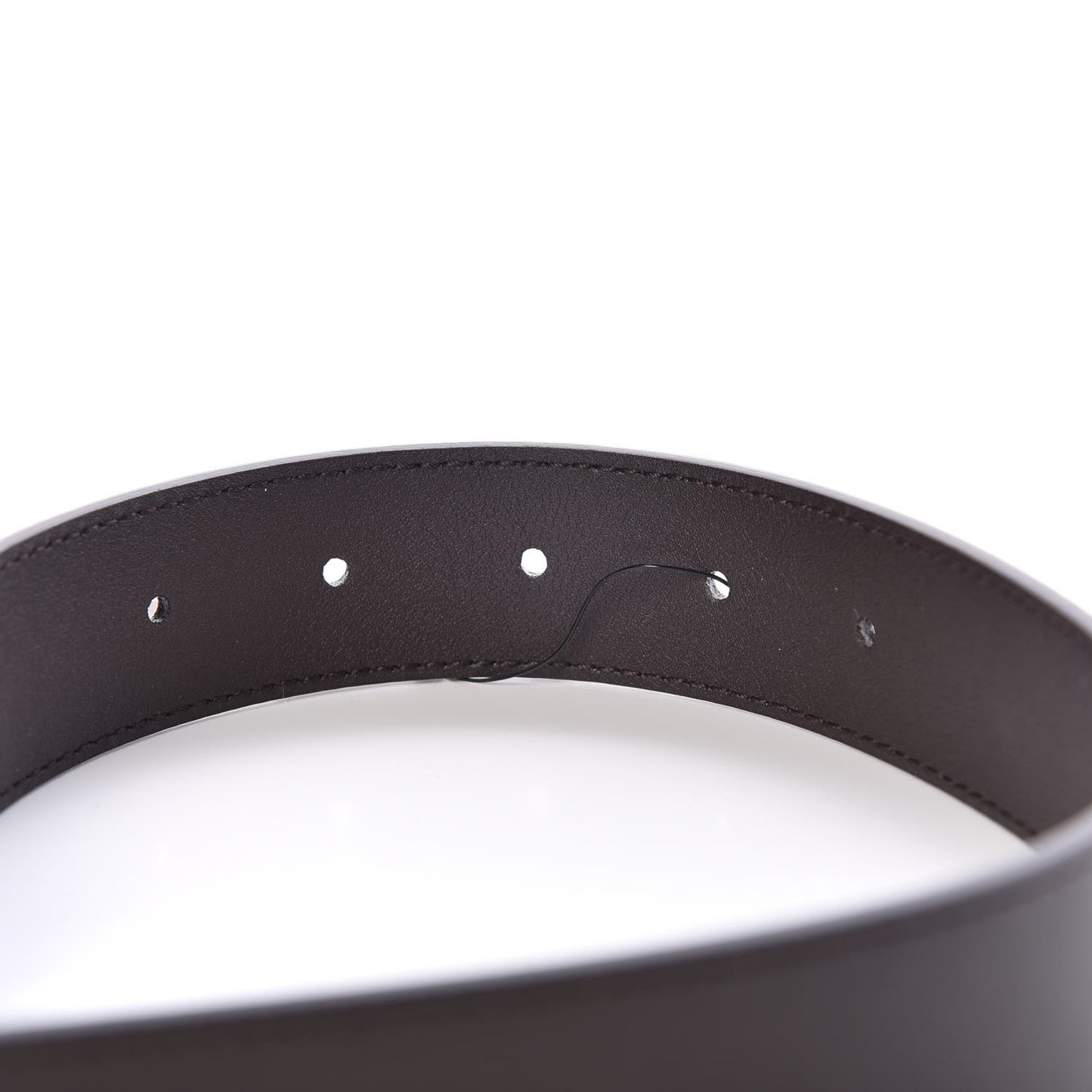 Moon Calfskin Double G 30mm Belt 85 34 Dark Cocoa
