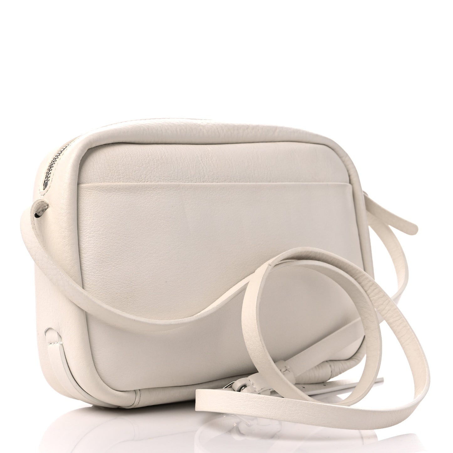 Calfskin Logo S Everyday Camera Bag White