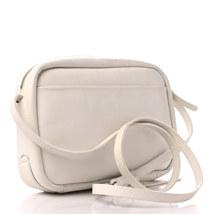 Balenciaga Calfskin Logo S Everyday Camera Bag White 3 of 14