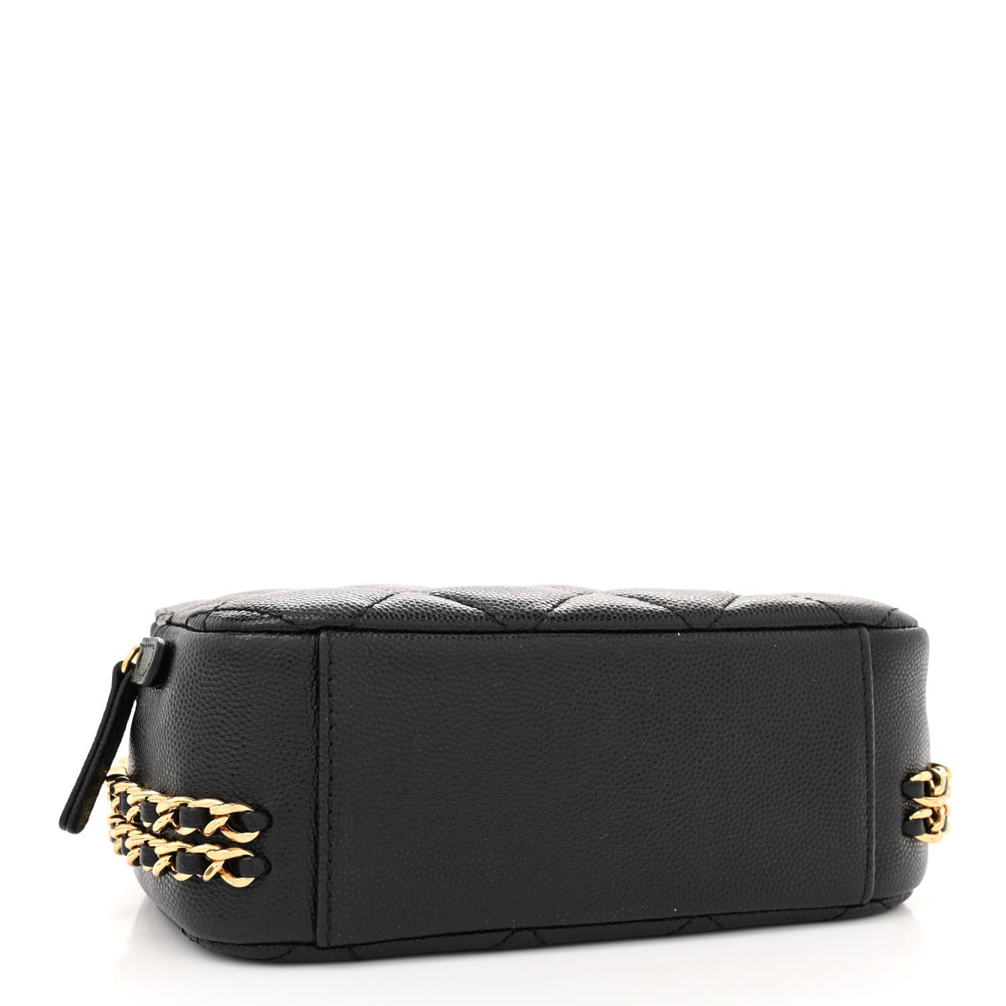 Caviar Quilted Mini CC You Camera Case Black