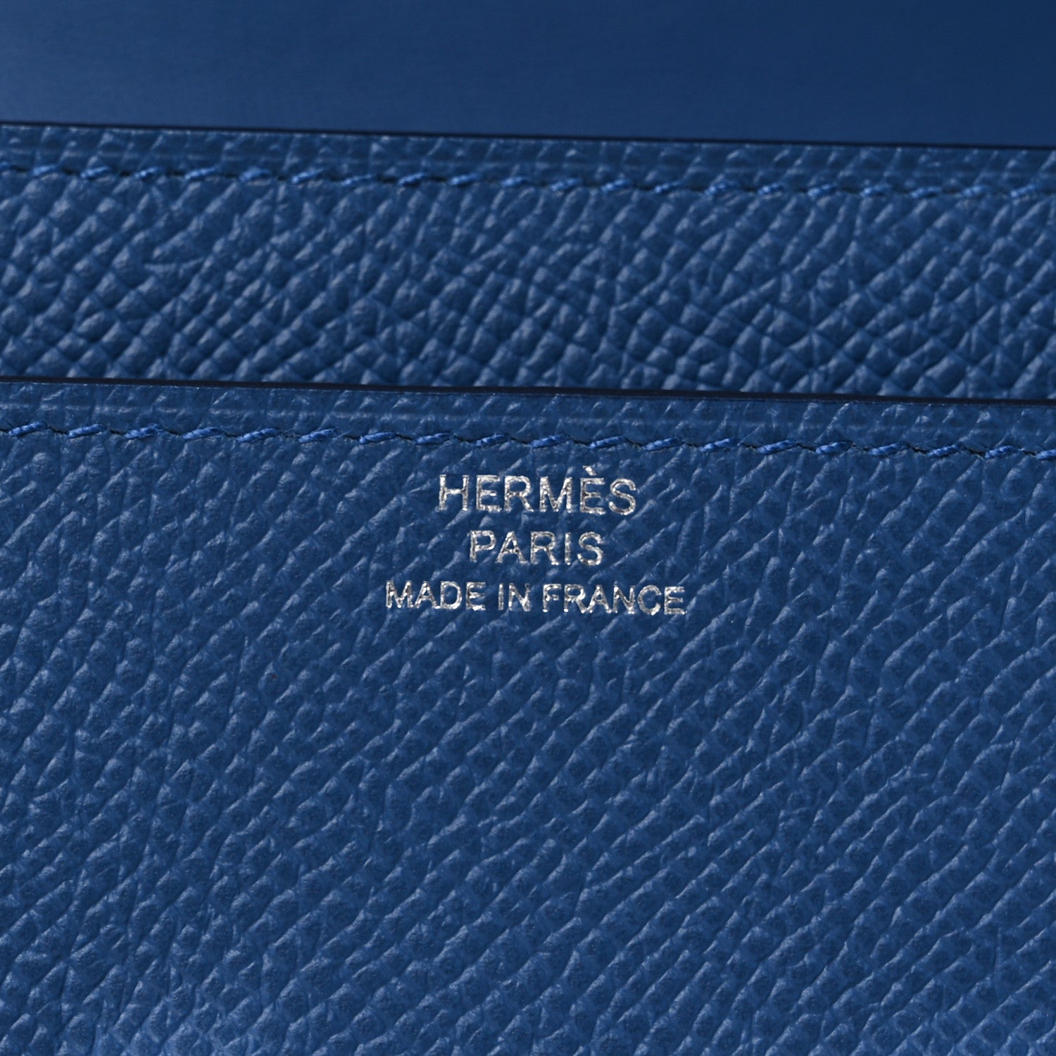 Hermes Epsom Constance Long To Go Wallet Bleu Tie 11 of 23