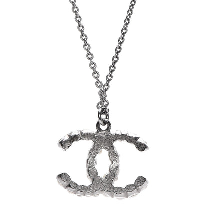 Chanel Pearl CC Chain Necklace Silver 5 of 6