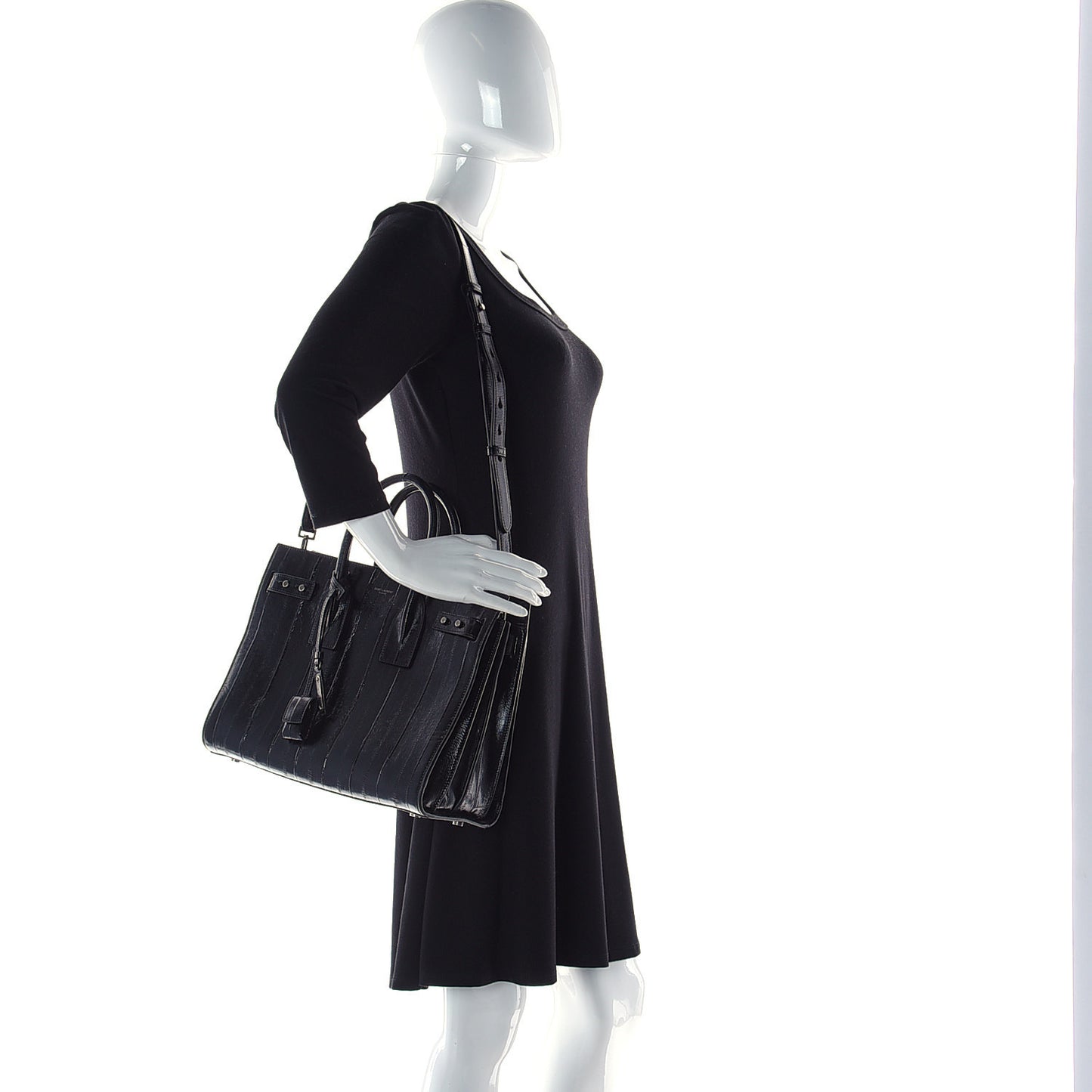 Eel Small Sac De Jour Souple Black