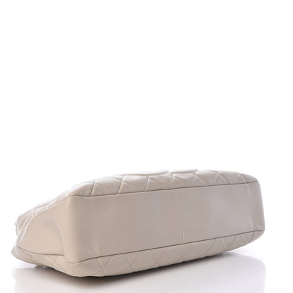 Chanel Caviar Quilted Timeless CC Soft Tote Off White 4 of 13