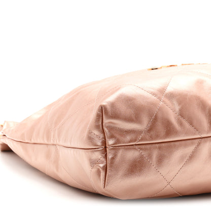 Chanel Metallic Calfskin Quilted Chanel 22 Copper 10 of 11