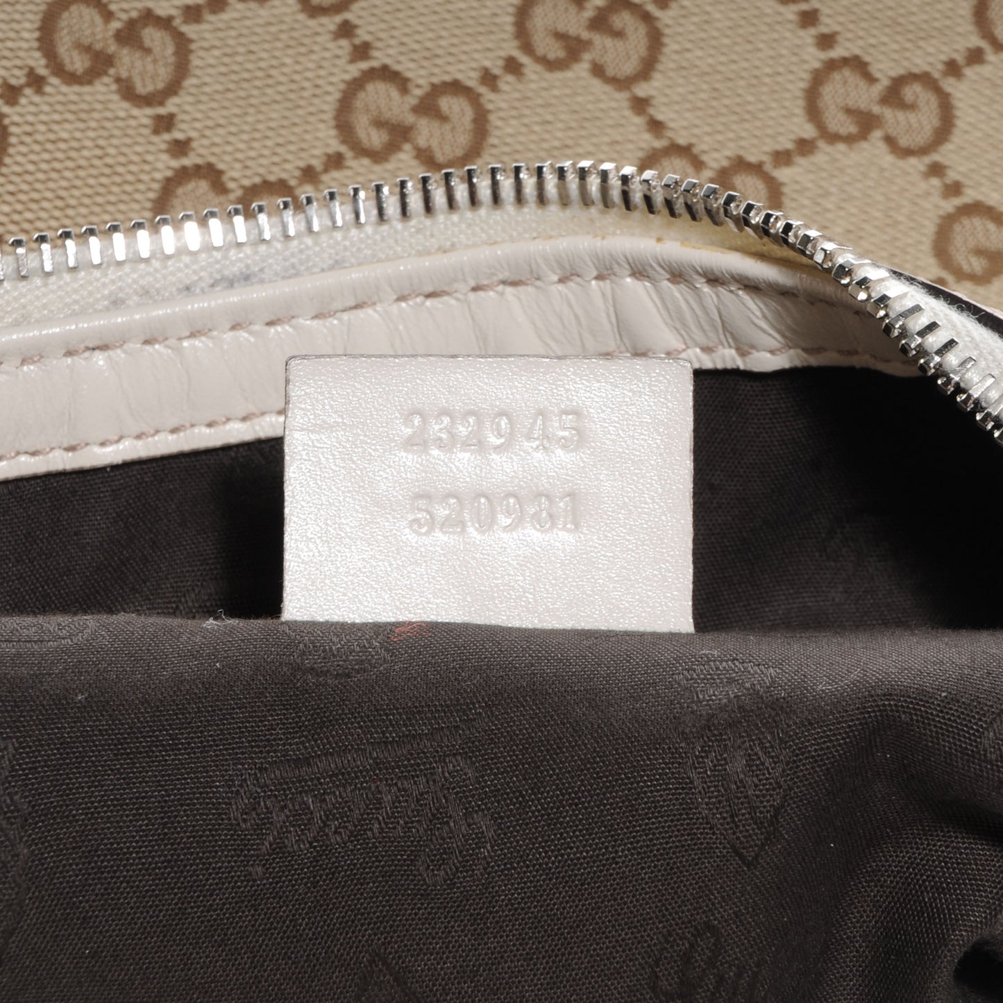 Monogram GG Twins Large Hobo Ivory