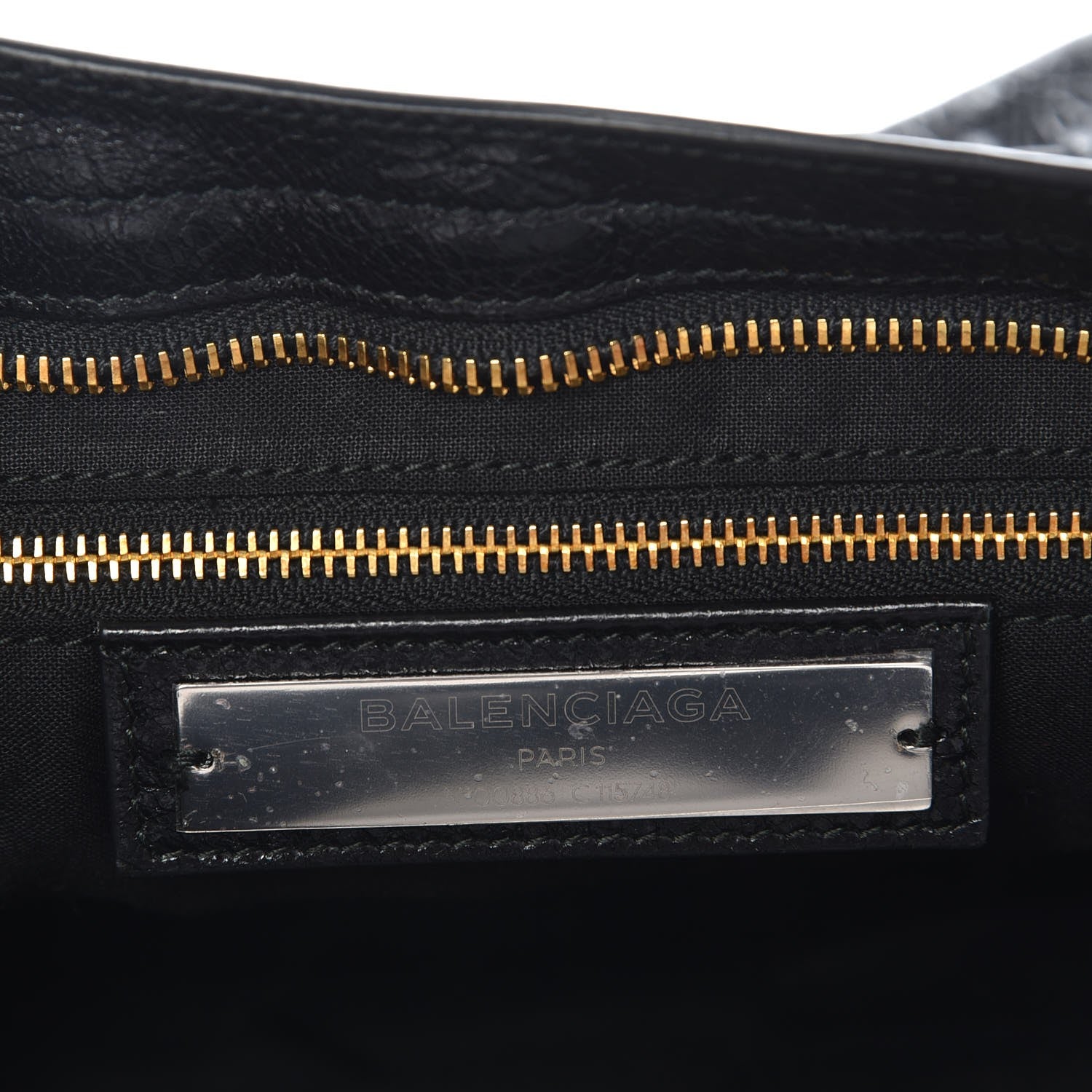 Balenciaga Agneau Classic Gold Hardware City Black 7 of 8