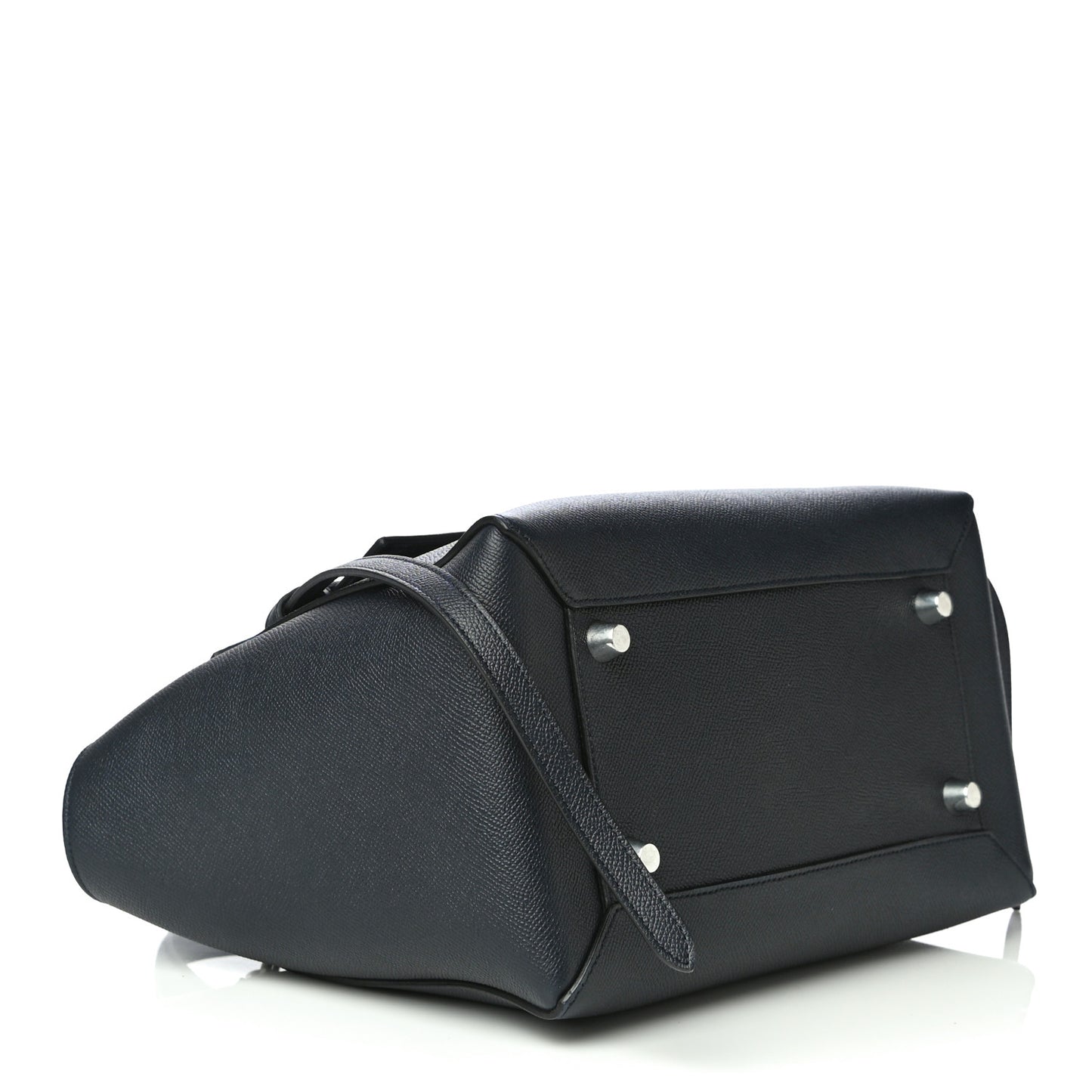 Grained Calfskin Mini Belt Bag Navy