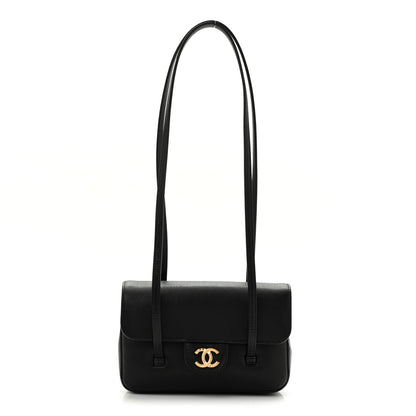 Chanel Shiny Caviar Mini Preppy Coco Shoulder Bag Black 1 of 11