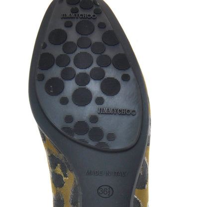 Jimmy Choo Leopard Print Finlay Ballet Flats 36.5 4 of 7
