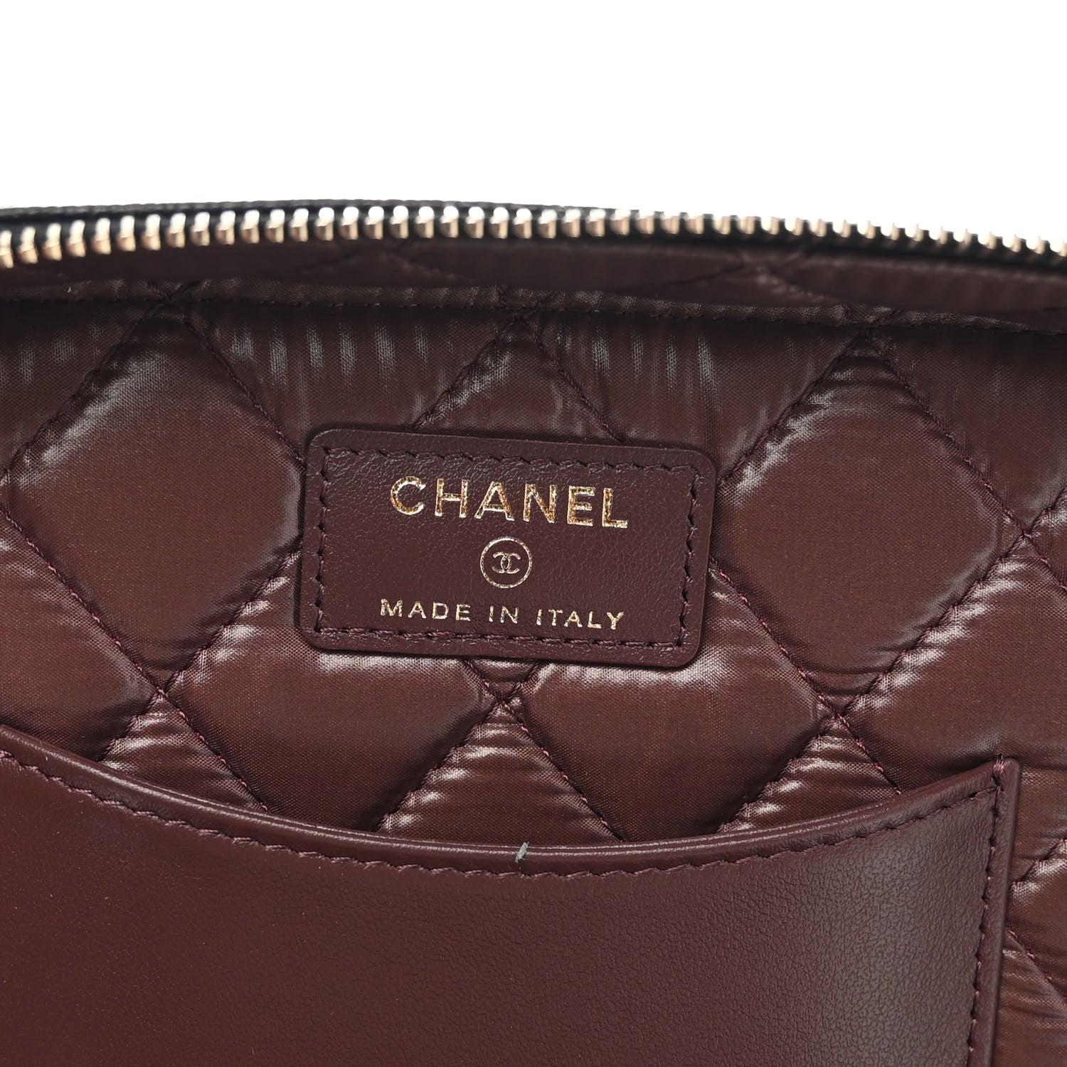 Chanel Caviar Quilted Large Vanity Pouch Black 8 of 13