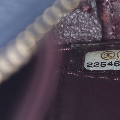 Chanel Caviar Quilted Small CC Filigree Vanity Case Navy Black 7 of 17