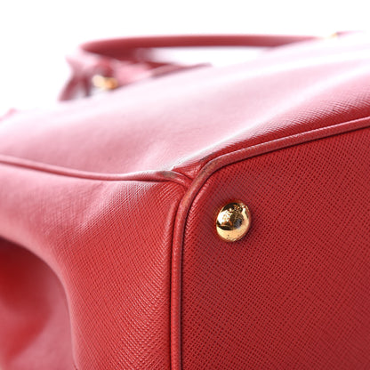 Prada Saffiano Large Galleria Double Zip Tote Fuoco 9 of 12