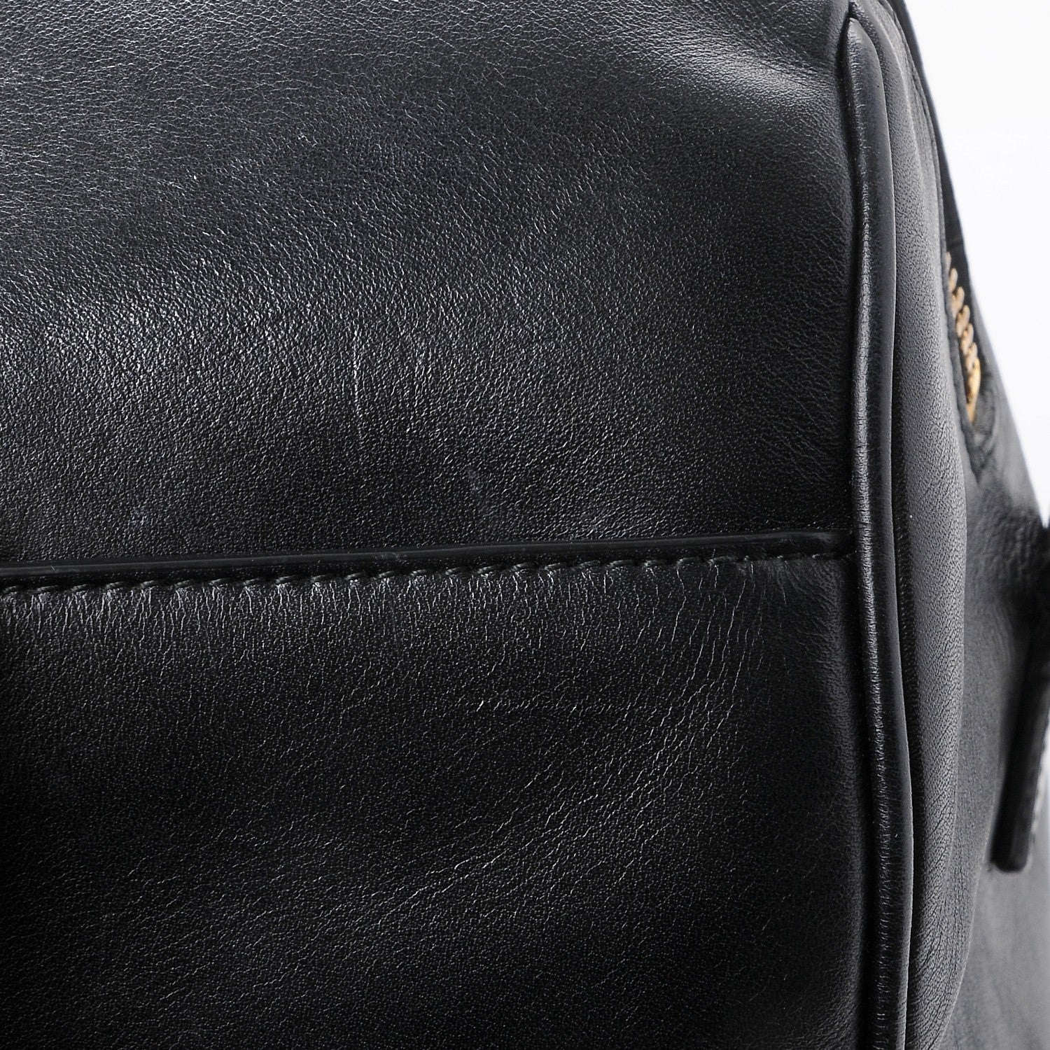 Saint Laurent Calfskin Classic Duffle 6 Black 8 of 11