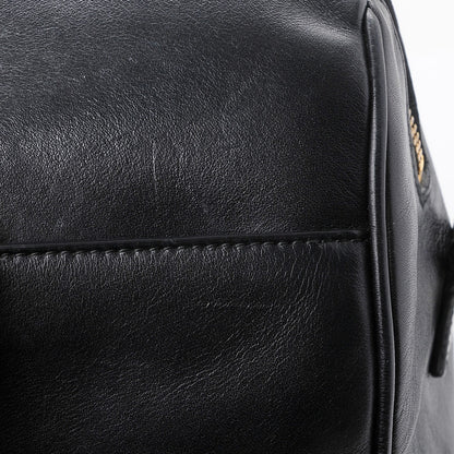 Saint Laurent Calfskin Classic Duffle 6 Black 8 of 11