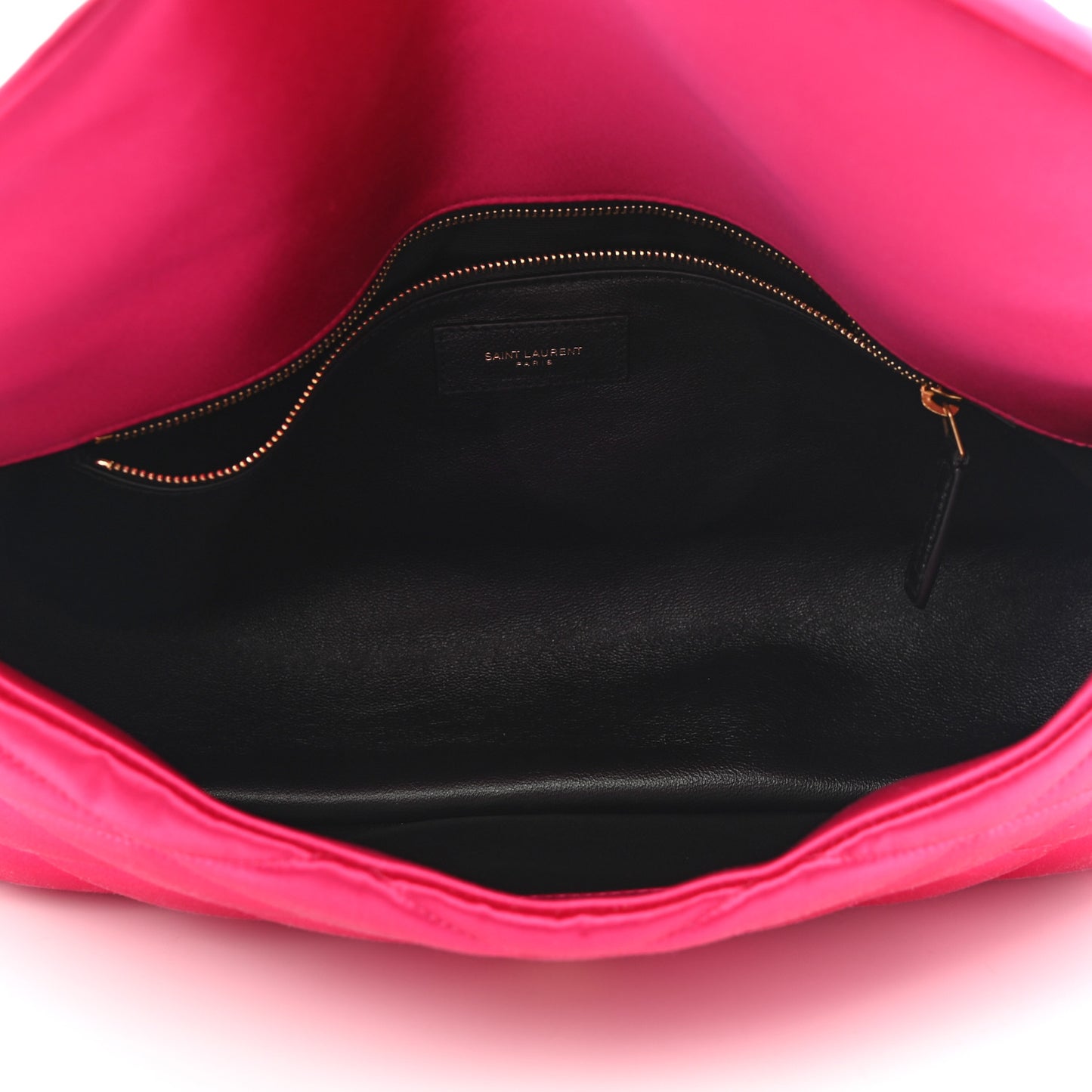 Satin Quilted Sade Puffer Envelope Clutch Bubblegum