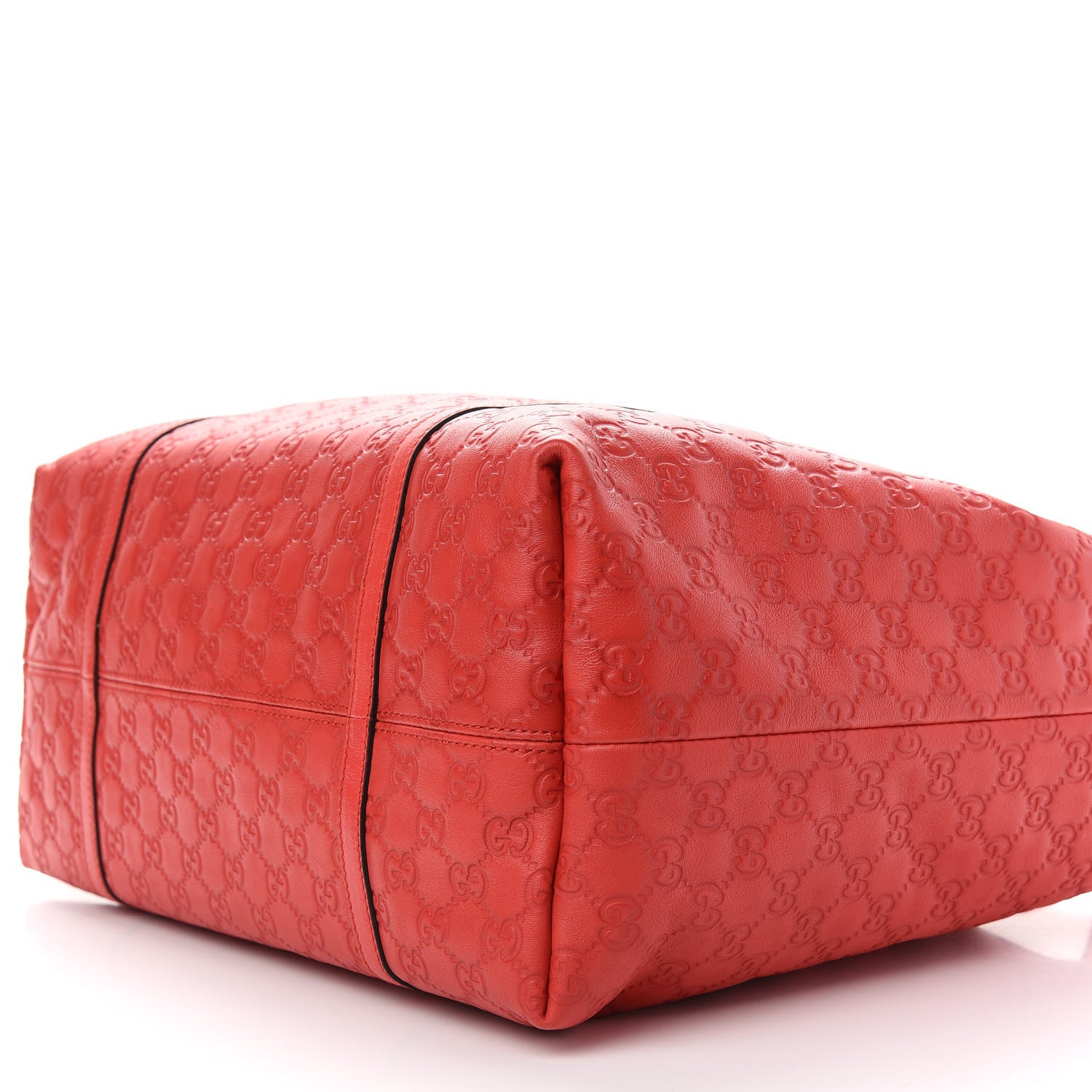 Gucci Guccissima Vitello Tender Large Joy Tote Sporting Red 9 of 10