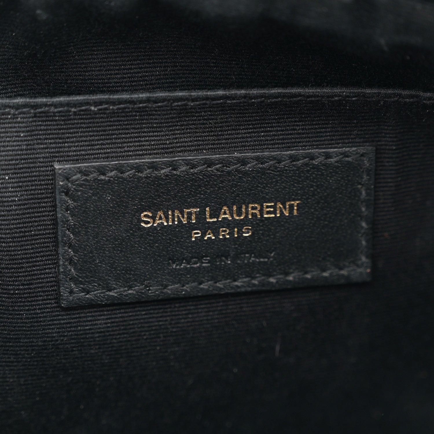 Saint Laurent Calfskin Matelasse Monogram Lou Camera Bag Black 6 of 18