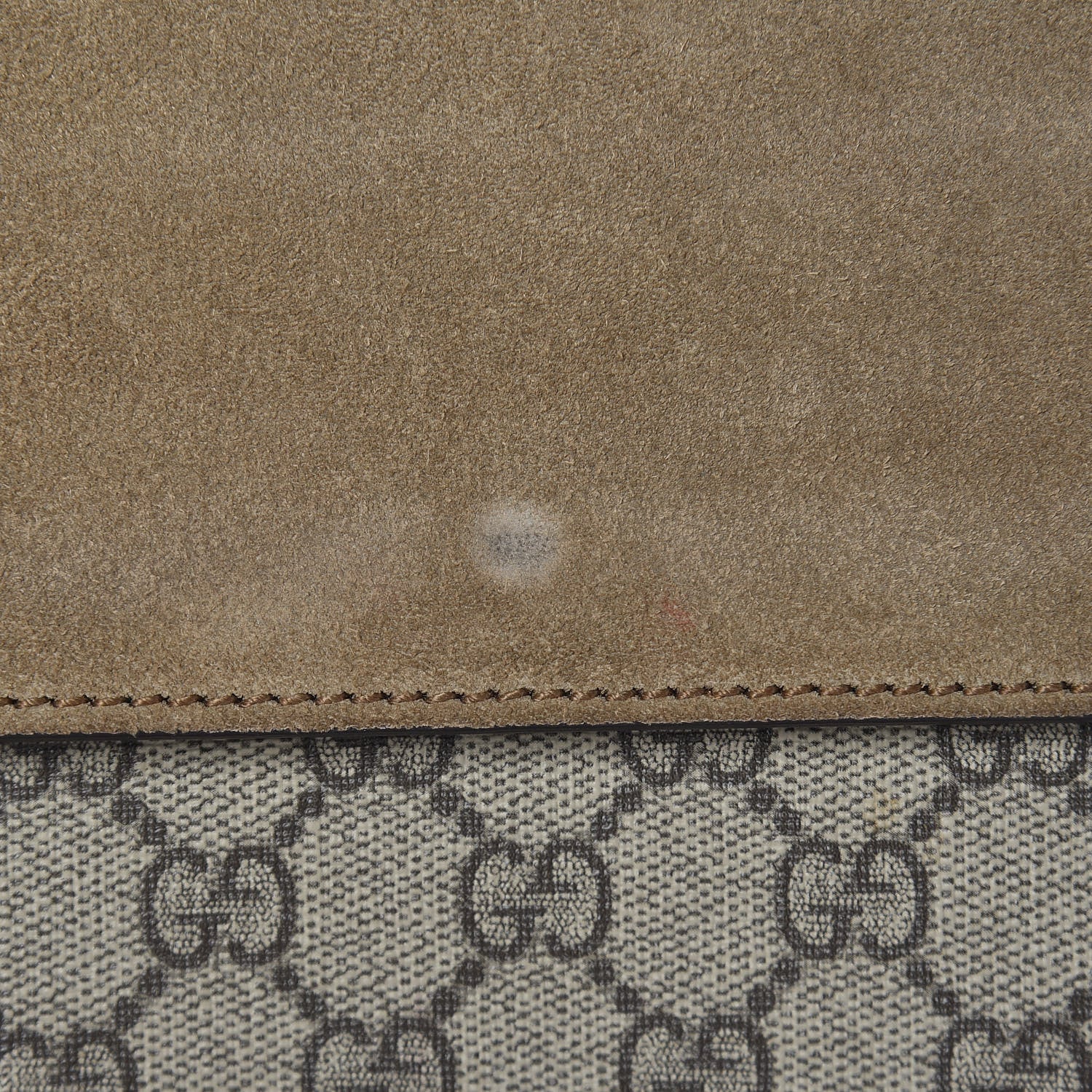 Gucci GG Supreme Monogram Small Dionysus Shoulder Bag Taupe 8 of 11