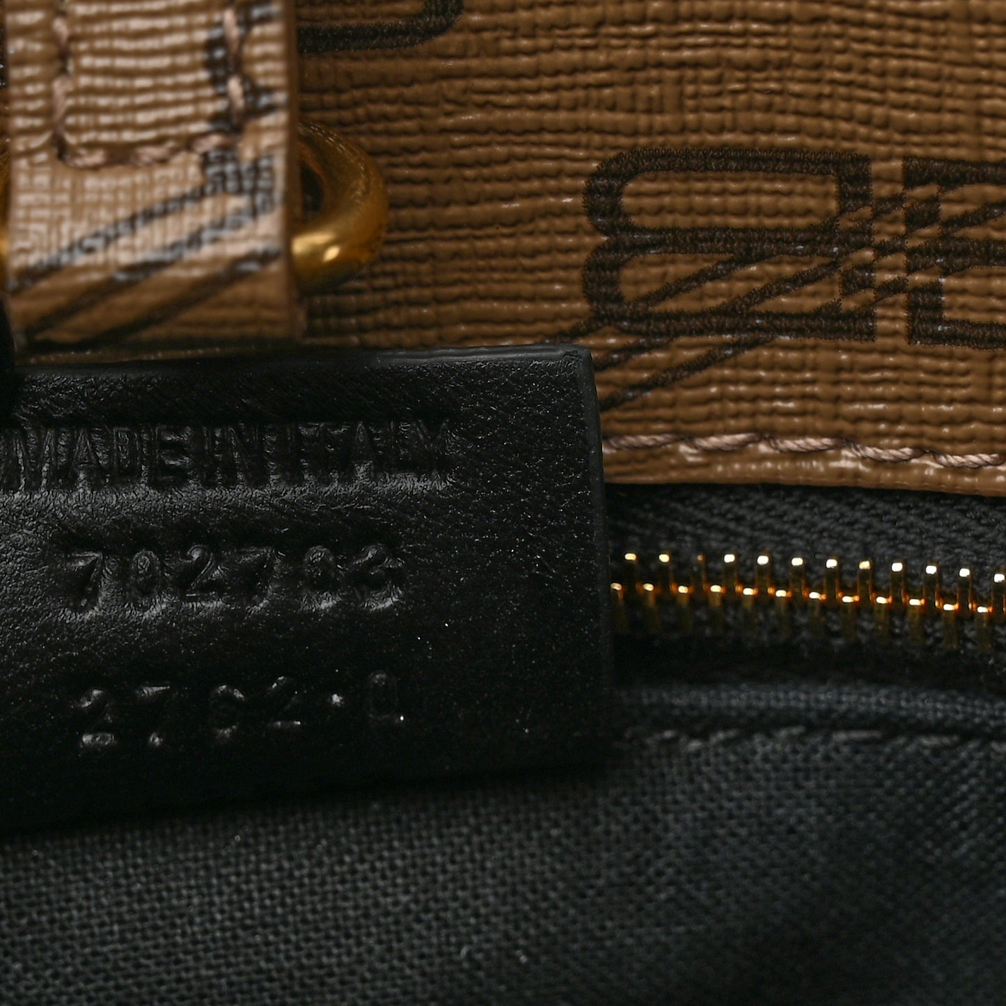 Coated Canvas BB Monogram Large Signature East West Shopper Bag Beige Brown