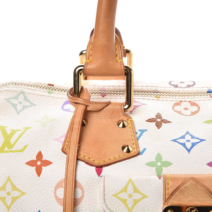 Louis Vuitton Monogram Multicolor Speedy 30 White 10 of 18