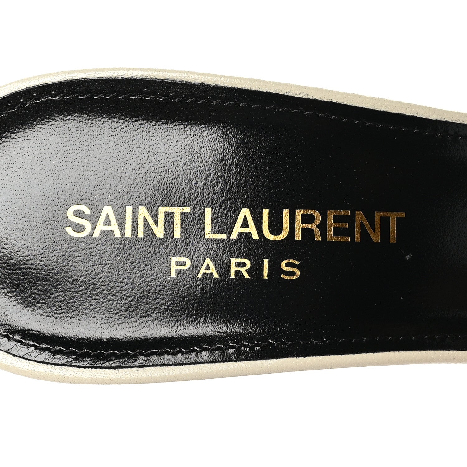 Saint Laurent Calfskin New Belfagor 95mm Mules 37 Pearl 8 of 10