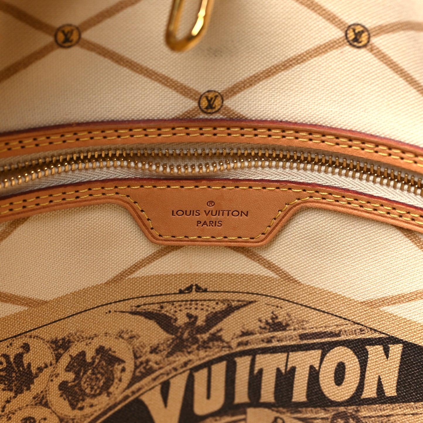 LOUIS VUITTON Damier Azur Summer Trunks Neo Neverfull MM