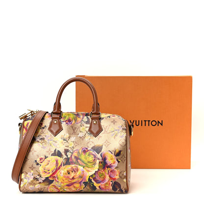 Louis Vuitton Metallic Monogram LV Garden Speedy Bandouliere 25 Gold 10 of 10