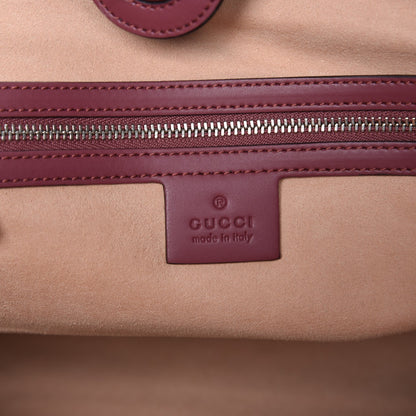 Gucci Soft GG Supreme Monogram Blooms Medium Crossbody Tote Beige Multicolor Dry Rose 7 of 9