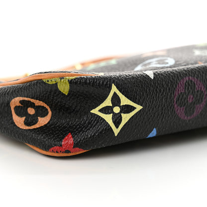 Louis Vuitton Monogram Multicolor Pochette Accessories Black 10 of 11