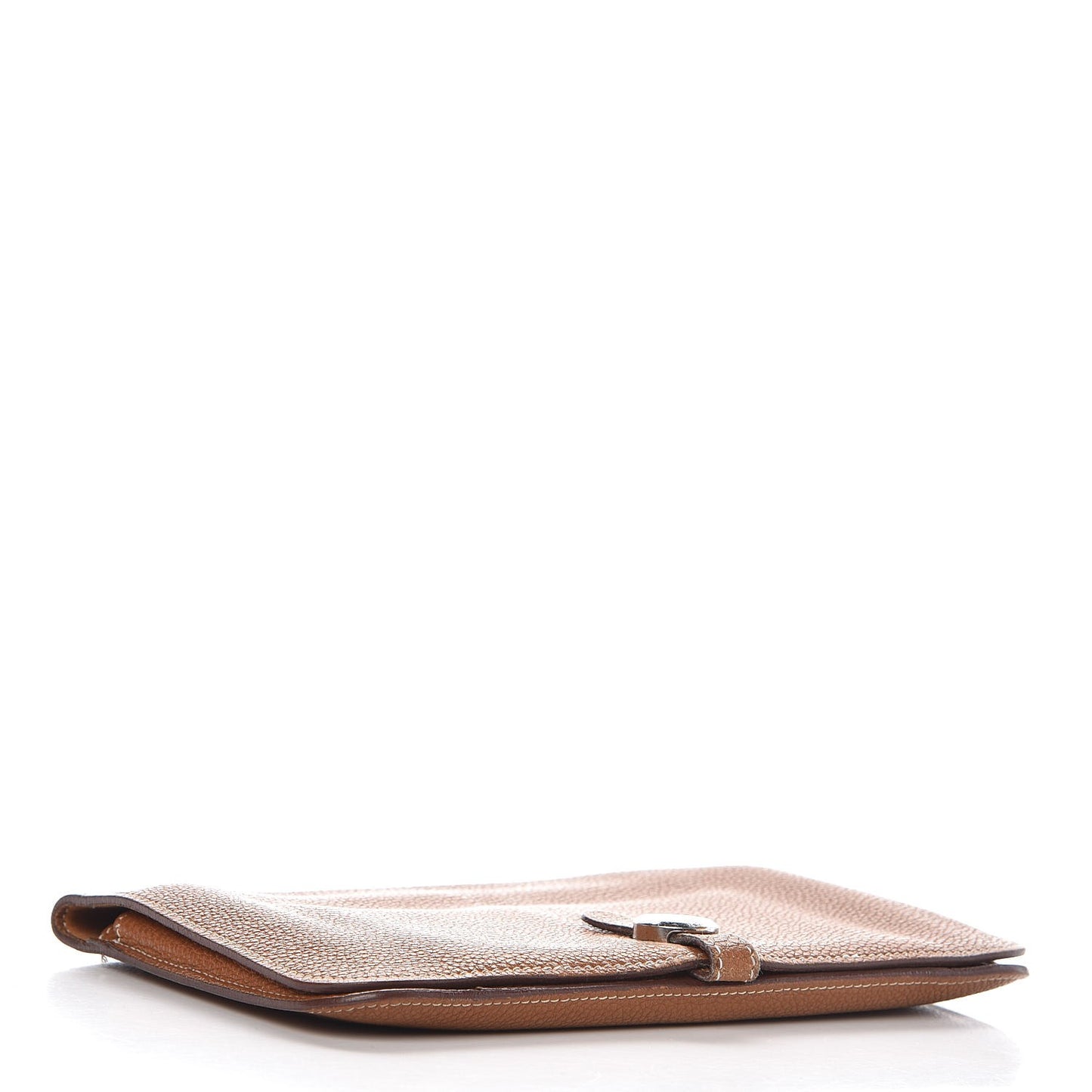 Taurillon Clemence Dogon Duo Wallet Gold