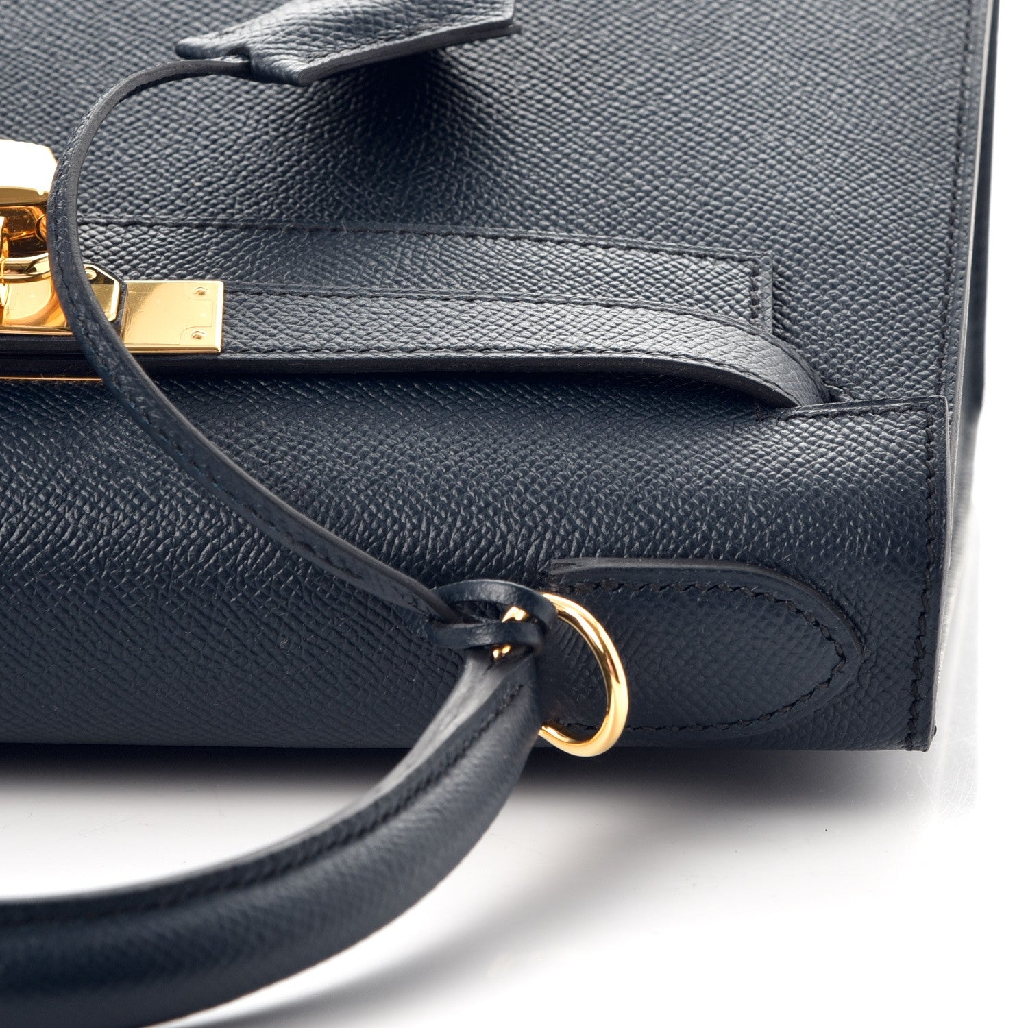 Hermes Epsom Kelly Sellier 28 Bleu Indigo 13 of 41