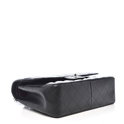 Chanel Lambskin Quilted Jumbo Double Flap Black 4 of 20