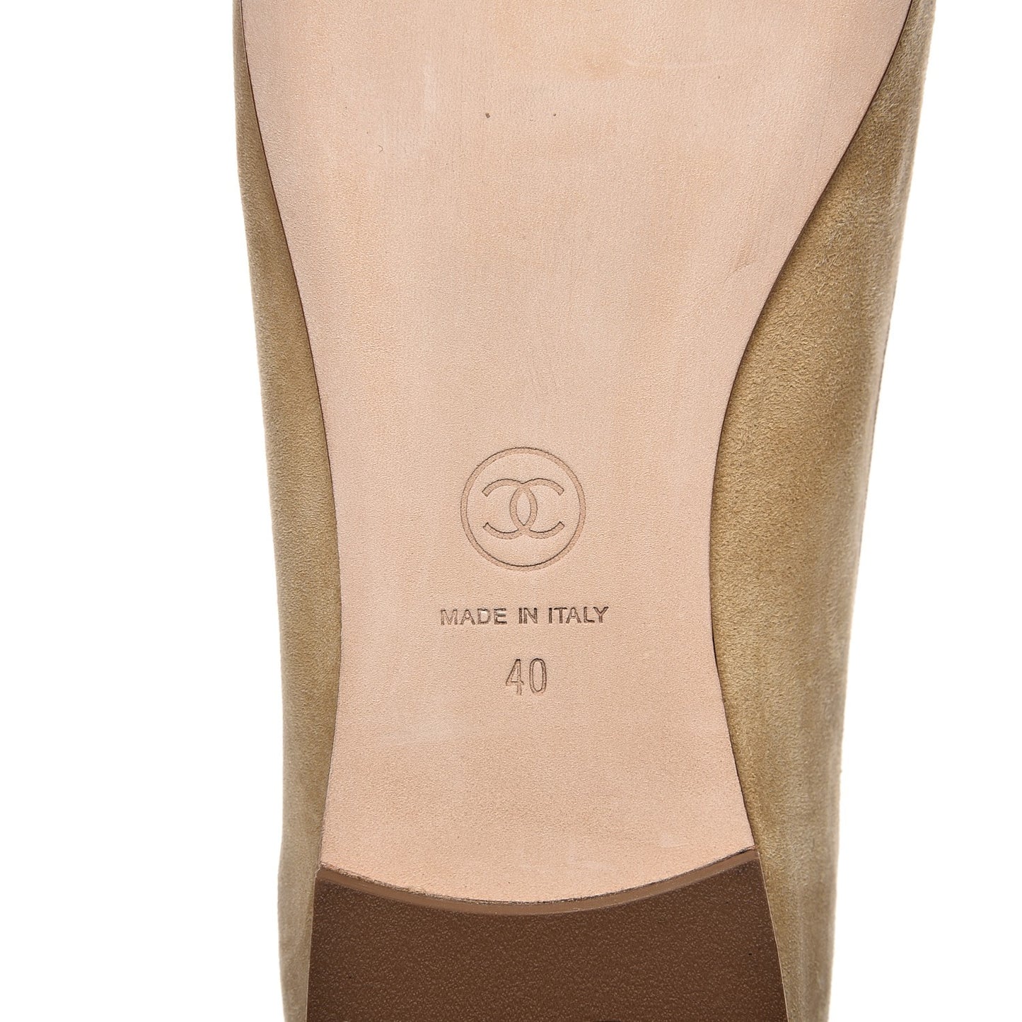 Kid Suede CC Flats 40 Beige