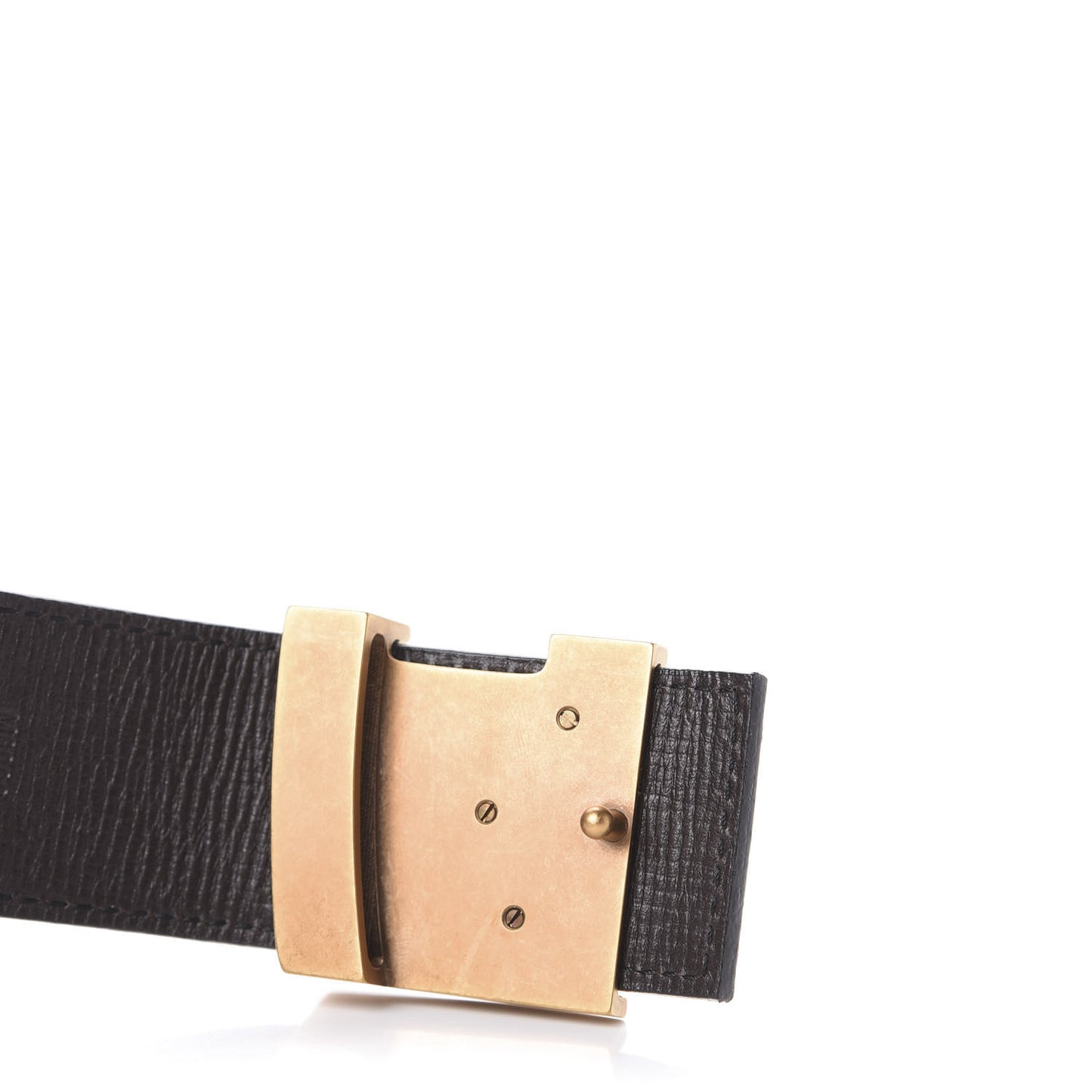 Utah LV Initiales 40mm Belt 110 44 Coffee