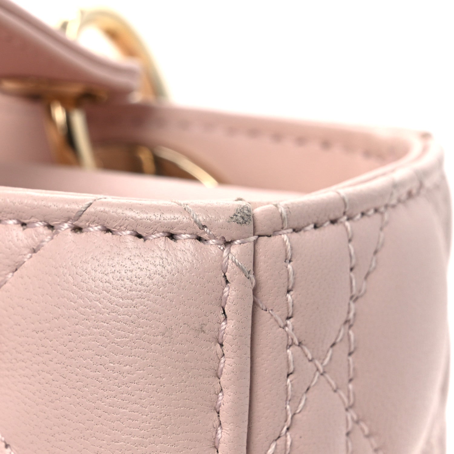 Christian Dior Lambskin Cannage Small My ABCDior Lady Dior Light Pink 16 of 16