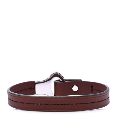 Louis Vuitton Calfskin Mens Archive Bracelet 19 Brown 2 of 5