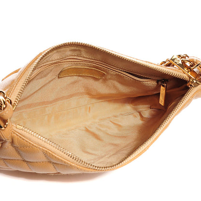 Chanel Caviar Quilted Shoulder Bag Beige 5 of 8