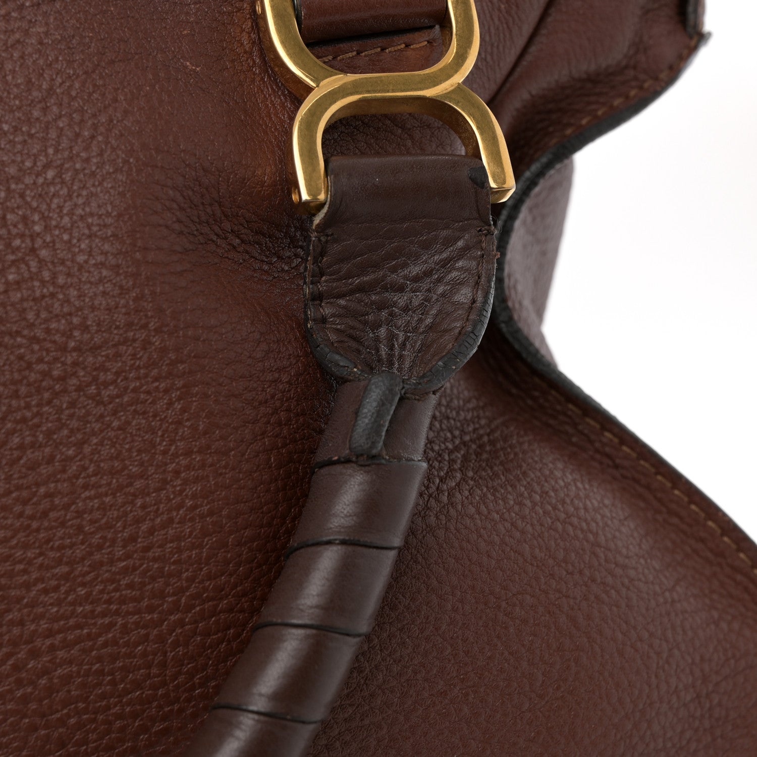 Chloe Calfskin Large Marcie Satchel Ebony 18 of 18