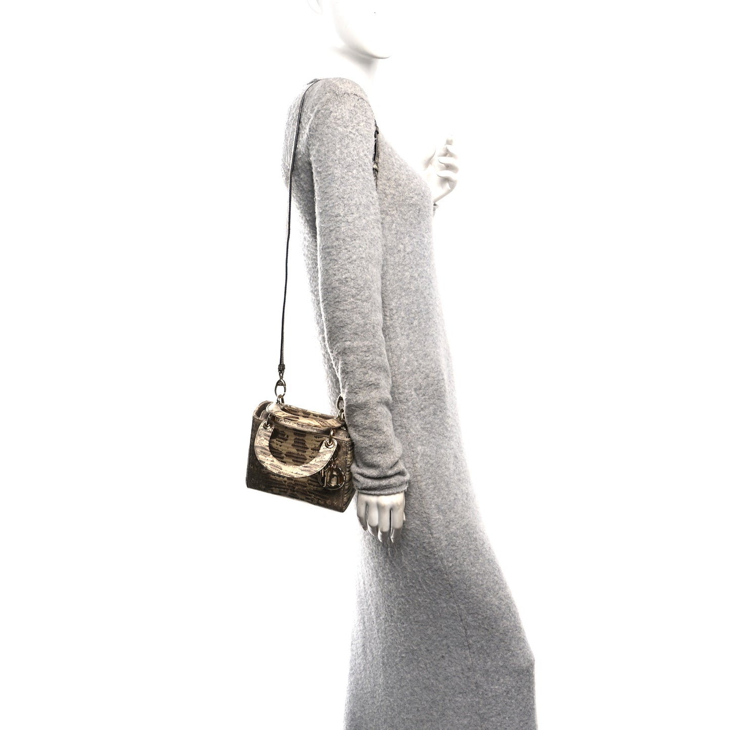 Lizard Ombre Mini Lady Dior