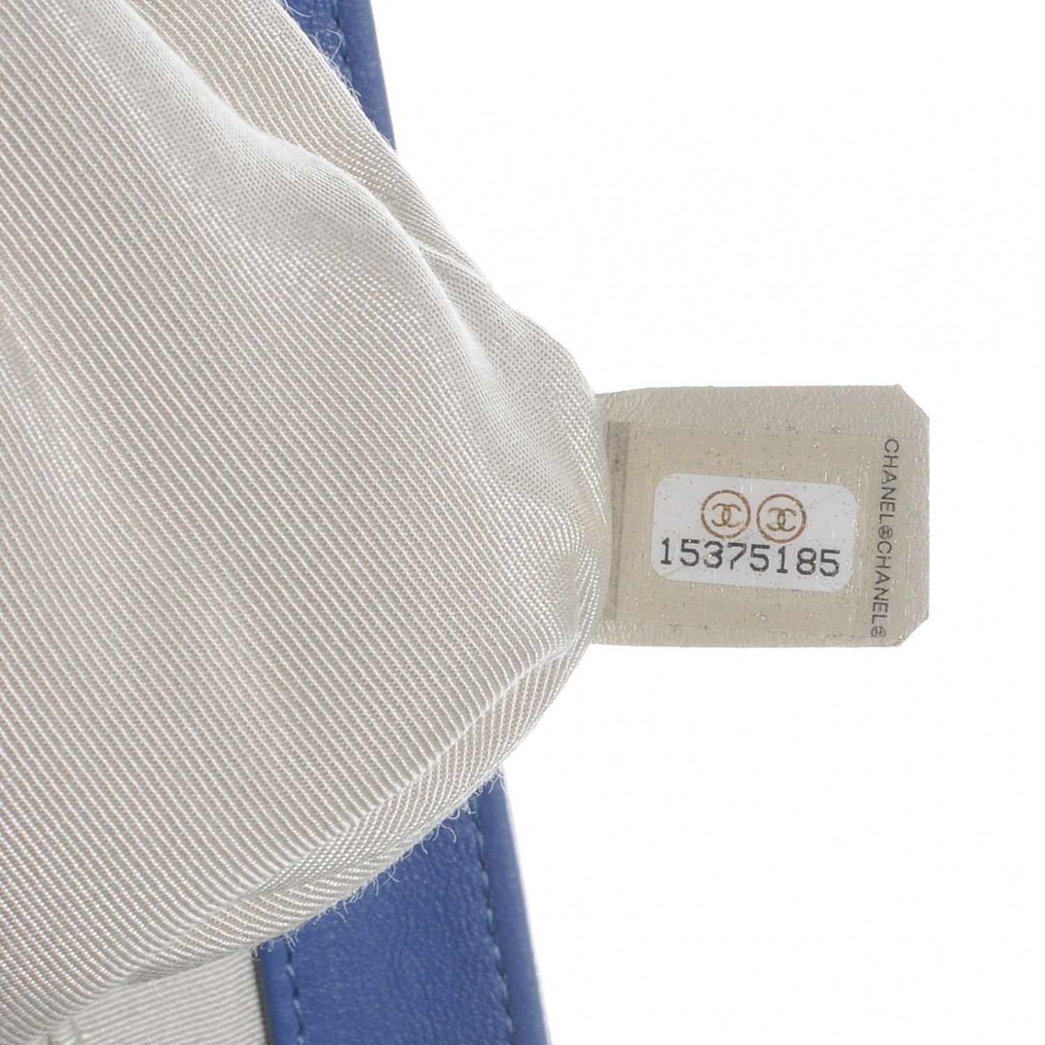 Chanel Washed Lambskin Chain Around Medium Messenger Bag Blue 6 of 6