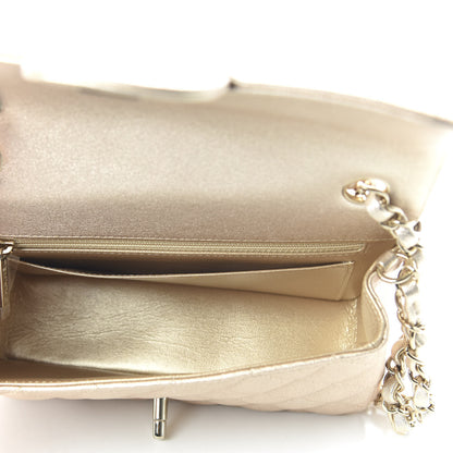 Chanel Metallic Lambskin Quilted Mini Rectangular Flap Gold 5 of 10