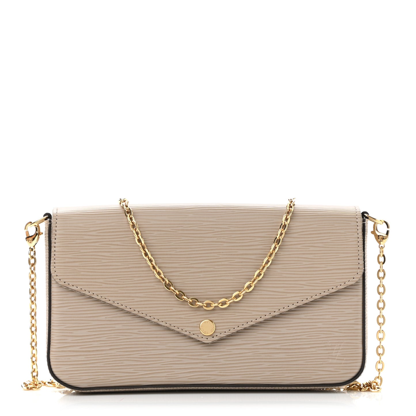 Epi Felicie Pochette Chain Wallet Galet