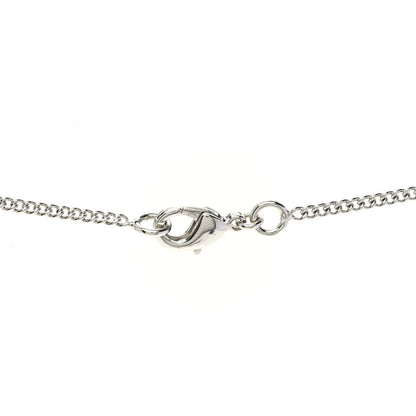 Chanel Crystal Timeless CC Necklace Silver 4 of 6