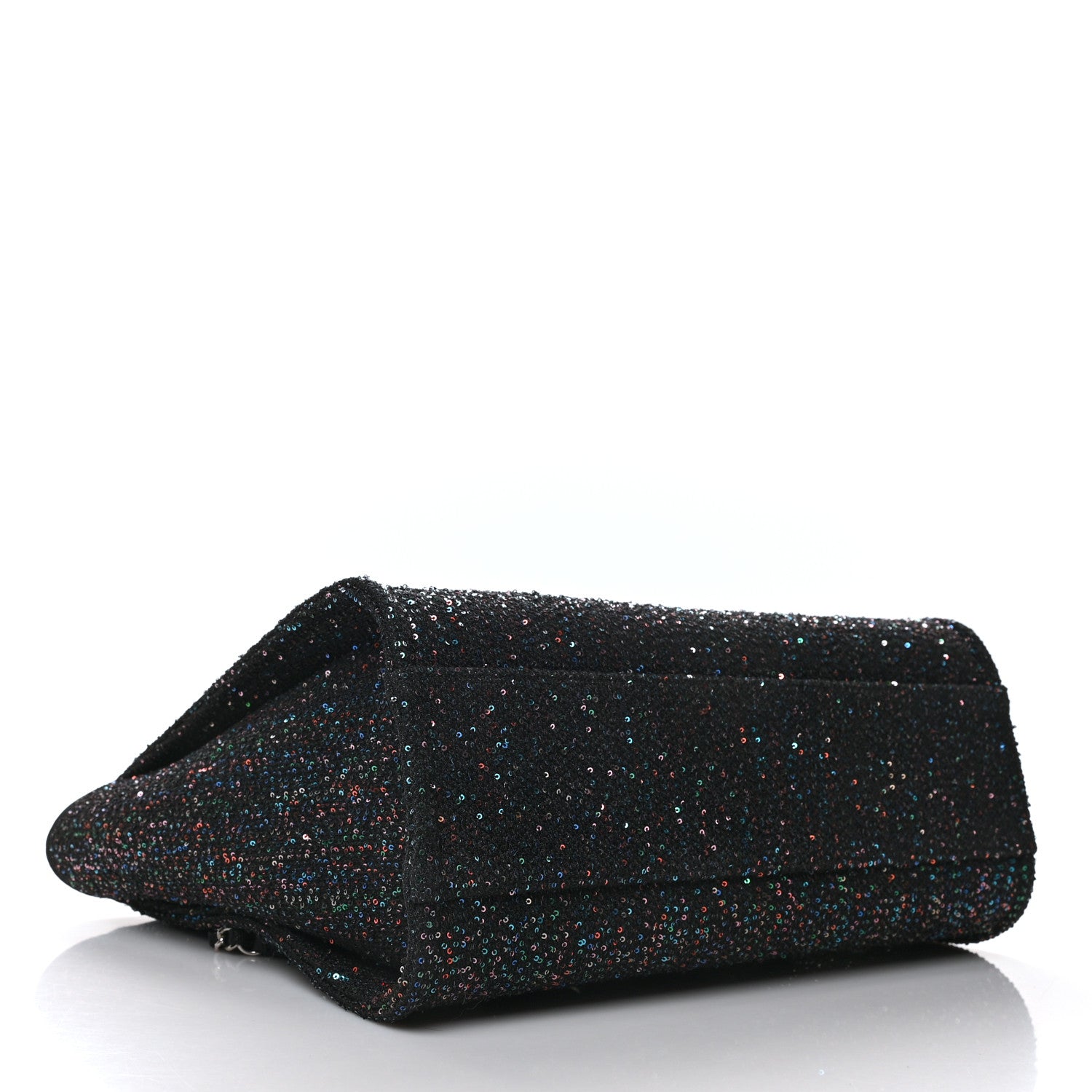 Chanel Calfskin Sequin Small Deauville Tote Black 4 of 10