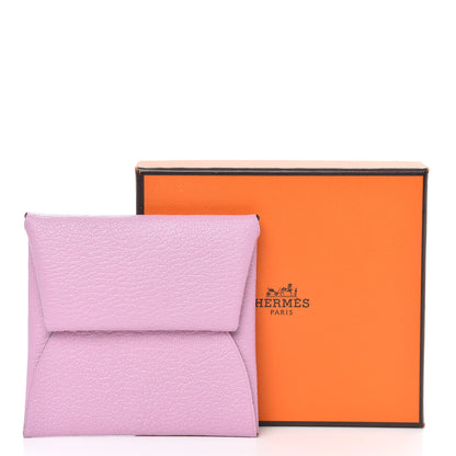 Hermes Chevre Mysore Bastia Coin Purse Mauve Sylvestre 7 of 7
