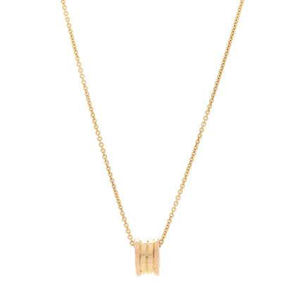 Bulgari 18K Yellow Gold B.Zero1 Pendant Necklace 1 of 8